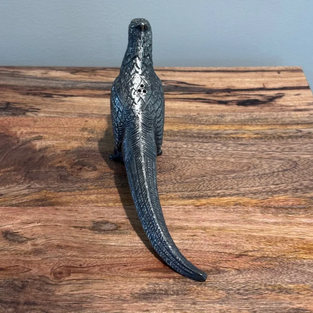 Silver Vintage Pheasant Salt or Pepper Shaker Rustic‎ Farmhouse Decor
